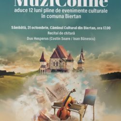 Biertan: MuziColine, recital de chitară Duo Hesperus