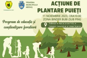 Plantare de puieți în municipiul Mediaș