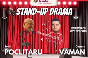Sorin Poclitaru și Cosmin Vaman, stand-up drama la Restaurantul Traube