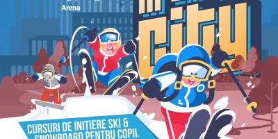 Zăpada din munții Cindrel „se mută” pentru o zi la București Zăpada din munții Cindrel „se mută” pentru o zi la București